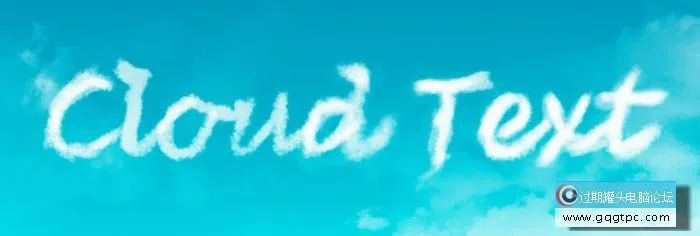 Photoshop如何制作云朵字？Photoshop制作清新
洁白的云朵字教程