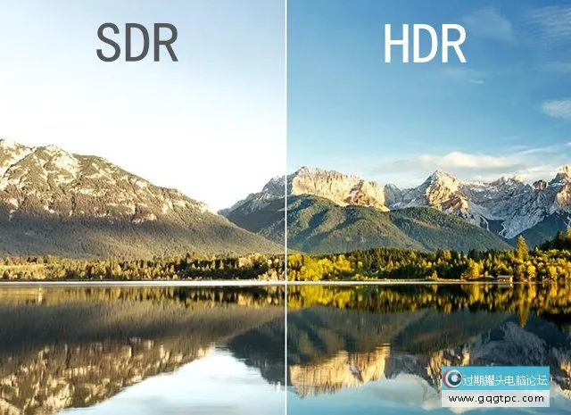 SDR和HDR画面对照