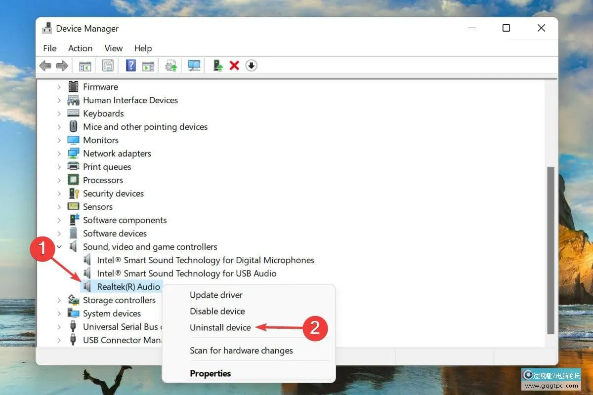 Win11系统怎样重新安装音频驱动程序